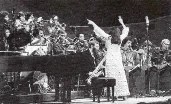 Toshiko Akiyoshi conducts big band at 1976 Monterey Jazz Festival